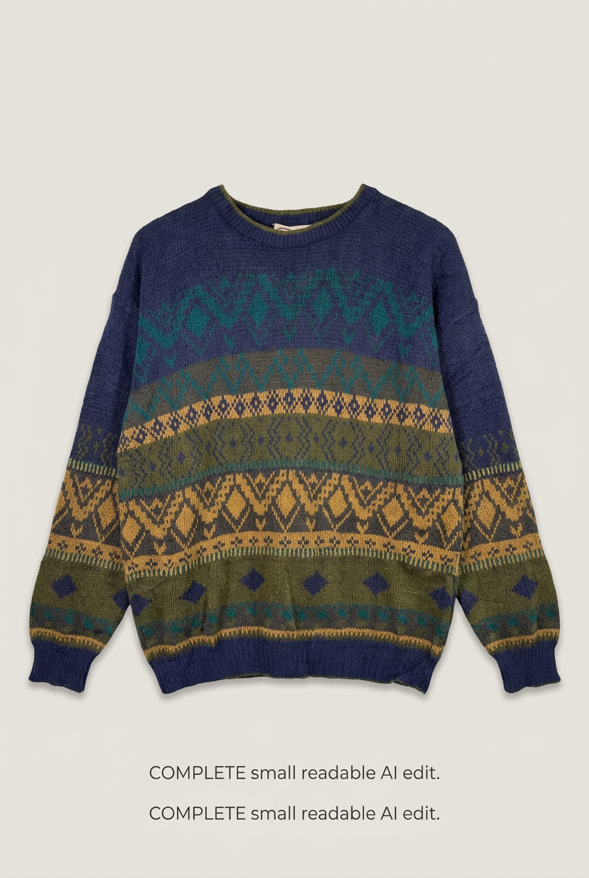 Celebrity Club patterned sweater front preview