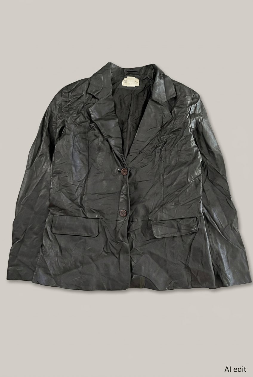 Chadwicks leather blazer front preview