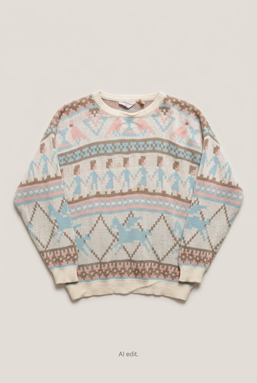 Destiny Makers pastel sweater front preview