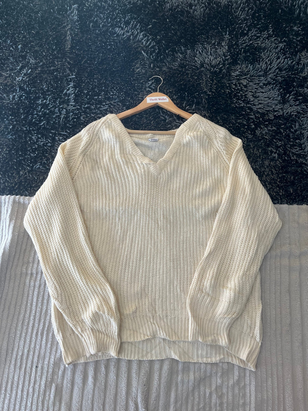 Cardigan Vintage Streetwear Oversized - Acrylic