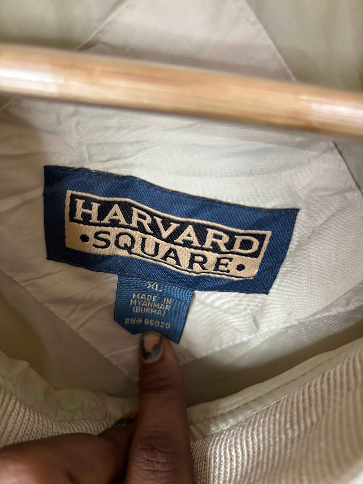 Windbreakers Vintage Streetwear Oversized Harvard