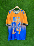 Half Sleeve Jerseys Retro / Throwback Streetwear Oversized - D&B 24