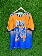 Half Sleeve Jerseys Retro / Throwback Streetwear Oversized - D&B 24