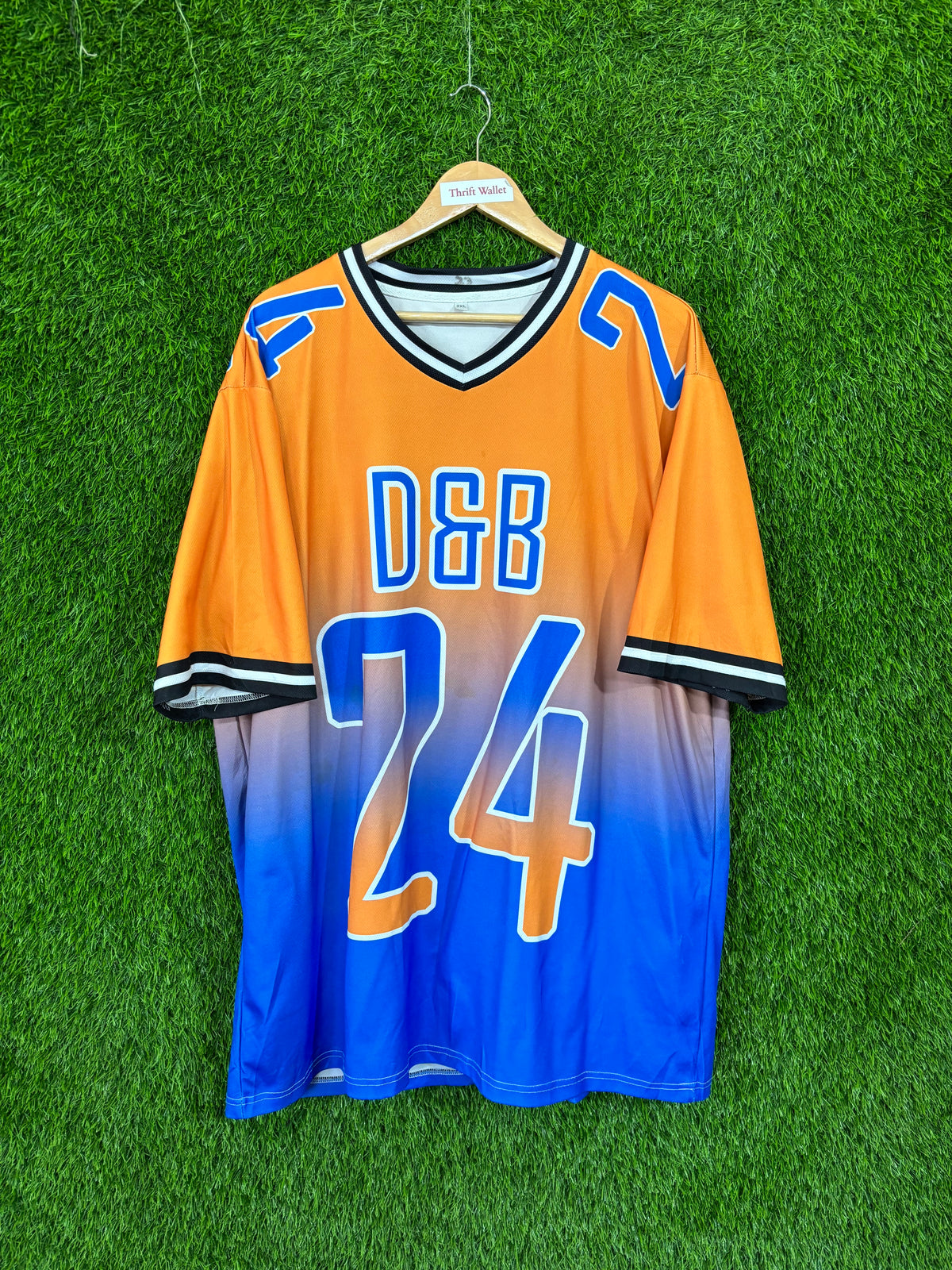 Half Sleeve Jerseys Retro / Throwback Streetwear Oversized - D&B 24