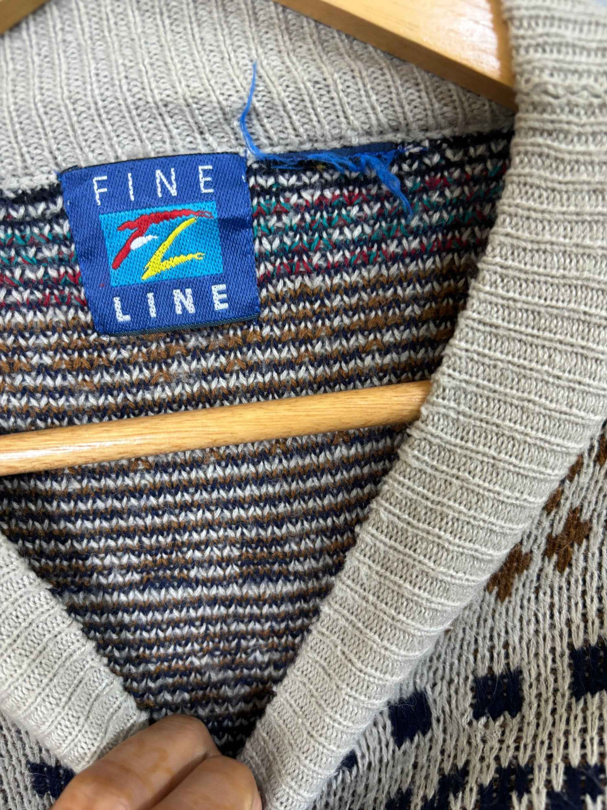 Cardigan Vintage Oversized - Flne llne