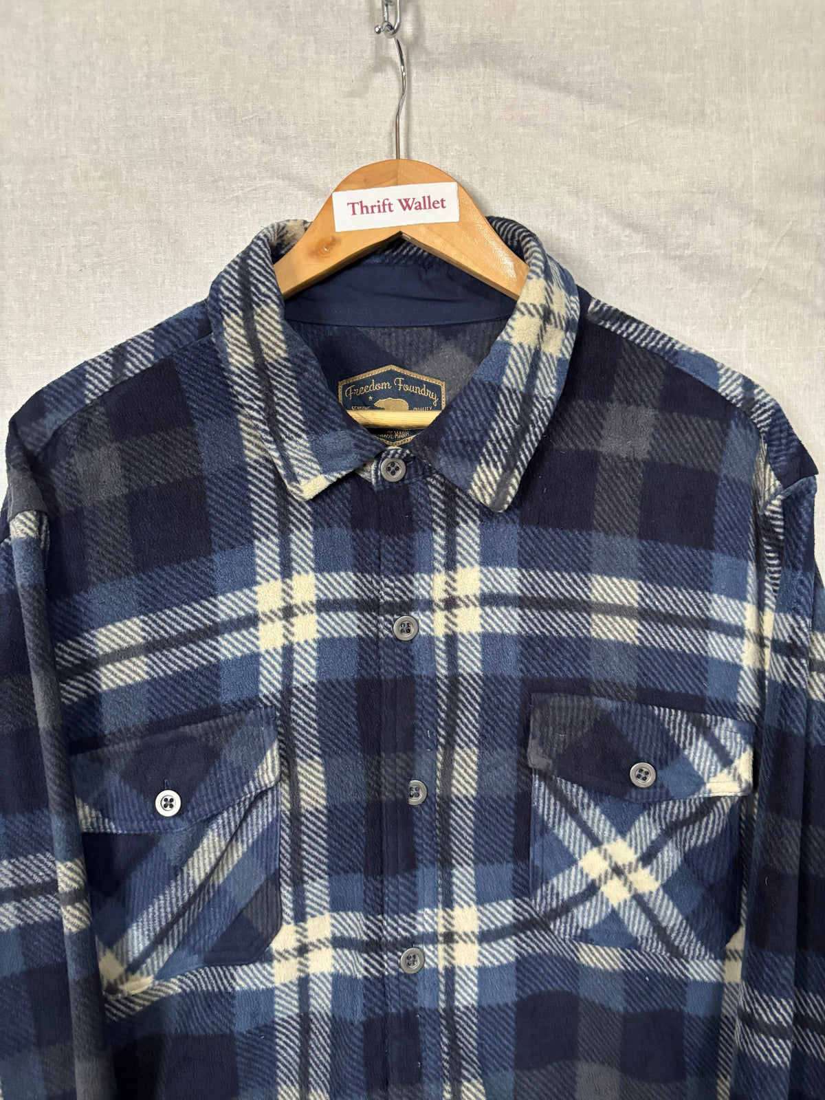 Flannel Shirt Vintage Streetwear Freedom Foundny