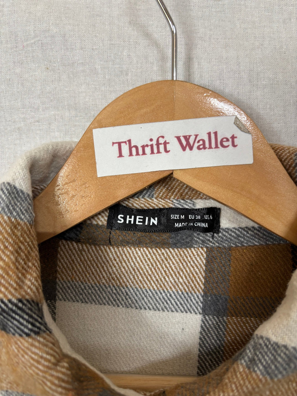Flannel Shirt Vintage Streetwear Shien