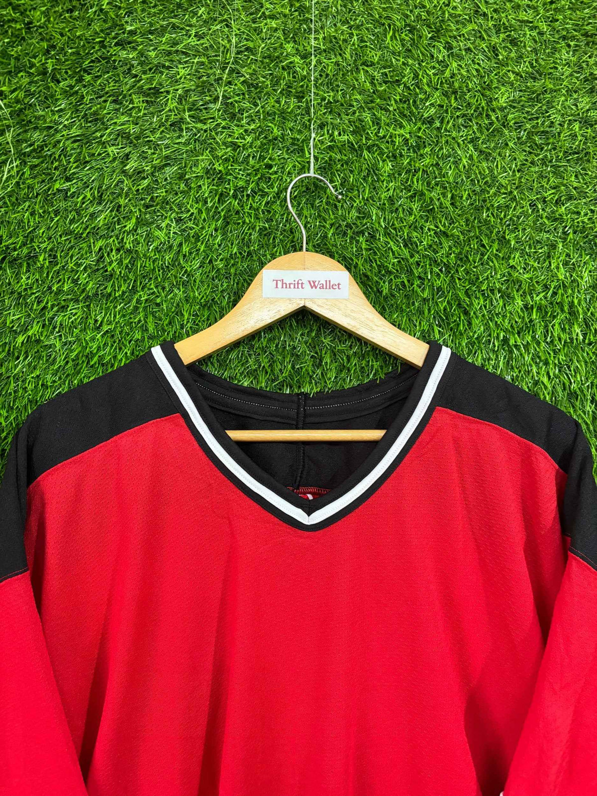 Ice Hockey Jerseys Vintage Retro / Throwback Y2K - Red plain