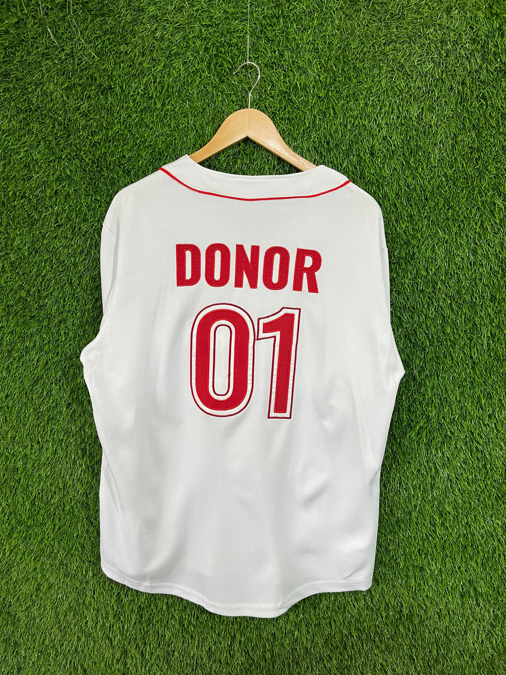 Baseball Jerseys Oversized Streetwear Reds Donor