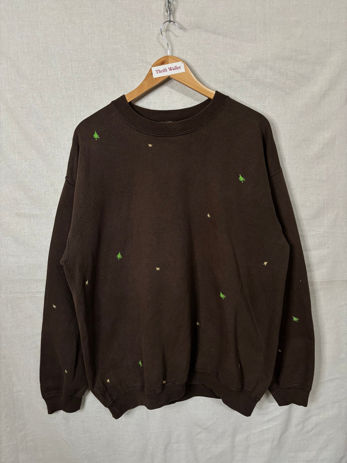 Sweatshirts Vintage Streetwear - Many small Christmas tree