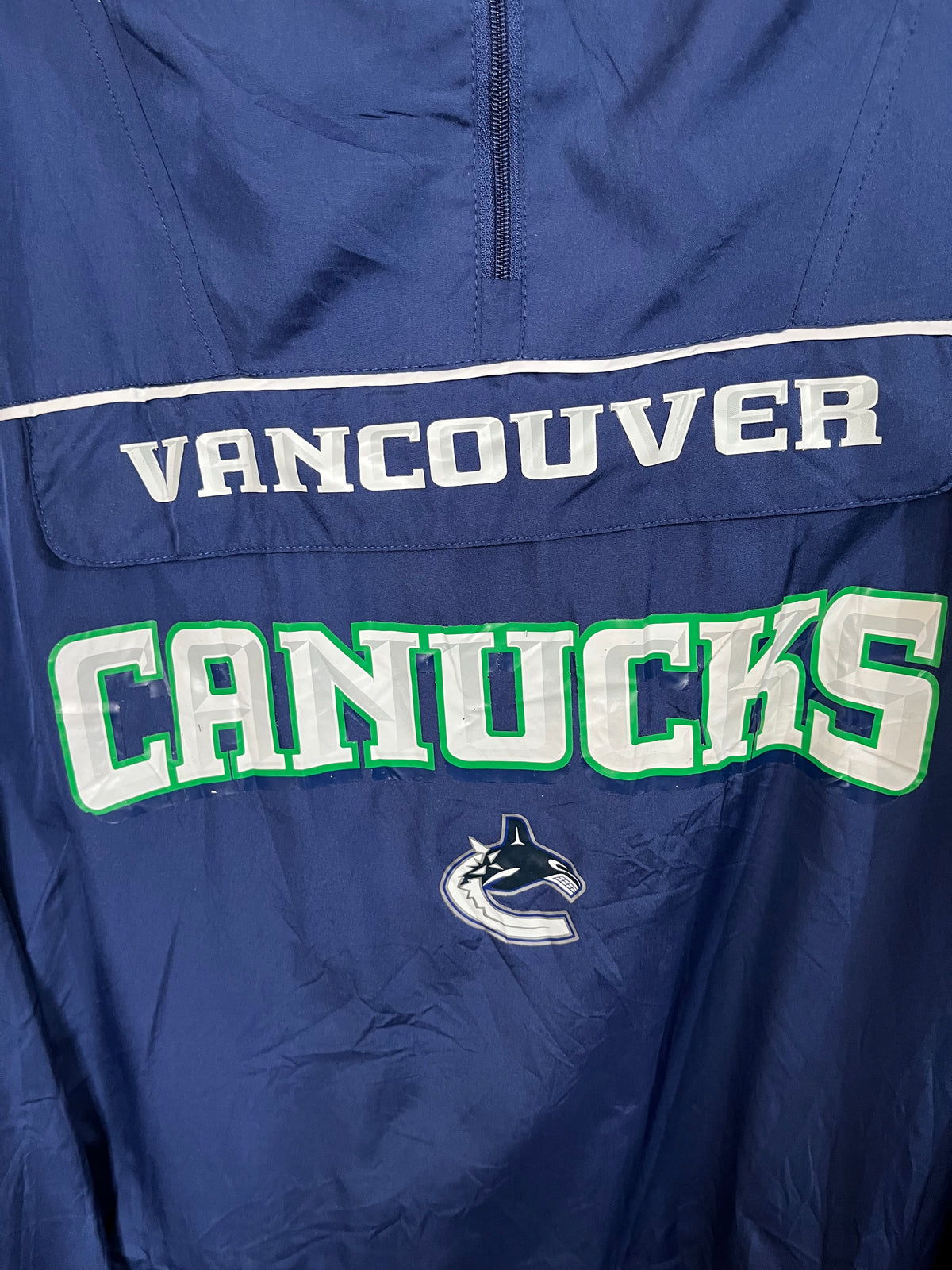 Windbreakers Vintage Streetwear Oversized Canucks