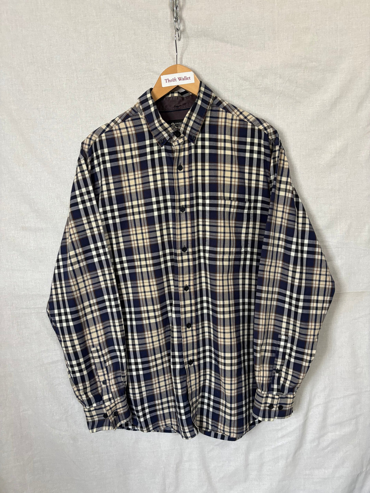 Flannel Shirt Vintage Streetwear Haggar