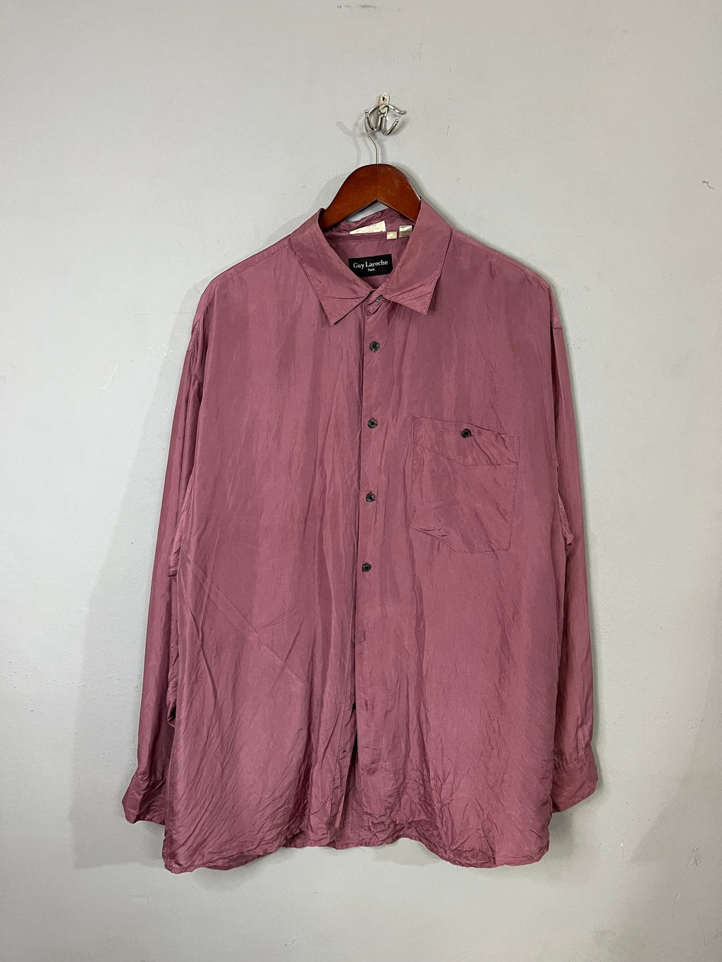 Full Sleeve Shirts Retro Oversized Guy laroche