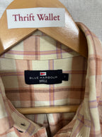 Flannel Shirt Vintage Streetwear Blue Harbour