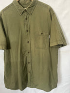 Half Sleeve Shirts Vintage Streetwear Wool Rich