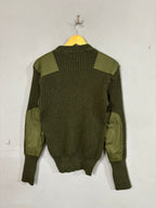 Cardigan Vintage Winter Wear - Army sweater