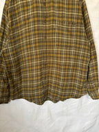 Flannel Shirt Vintage Streetwear Wool rice