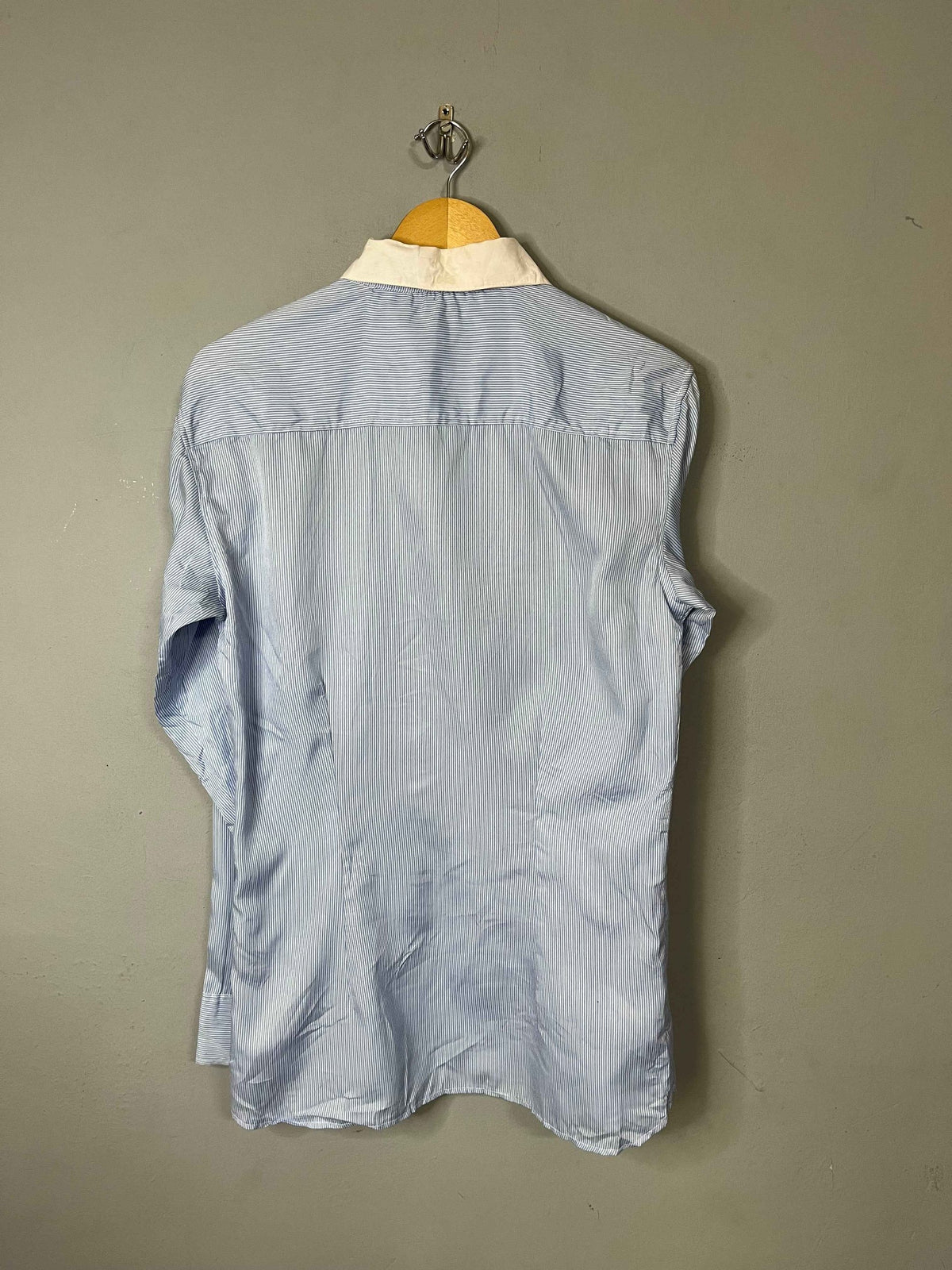 Full Sleeve Shirts Vintage Oversized Blue & White stripe