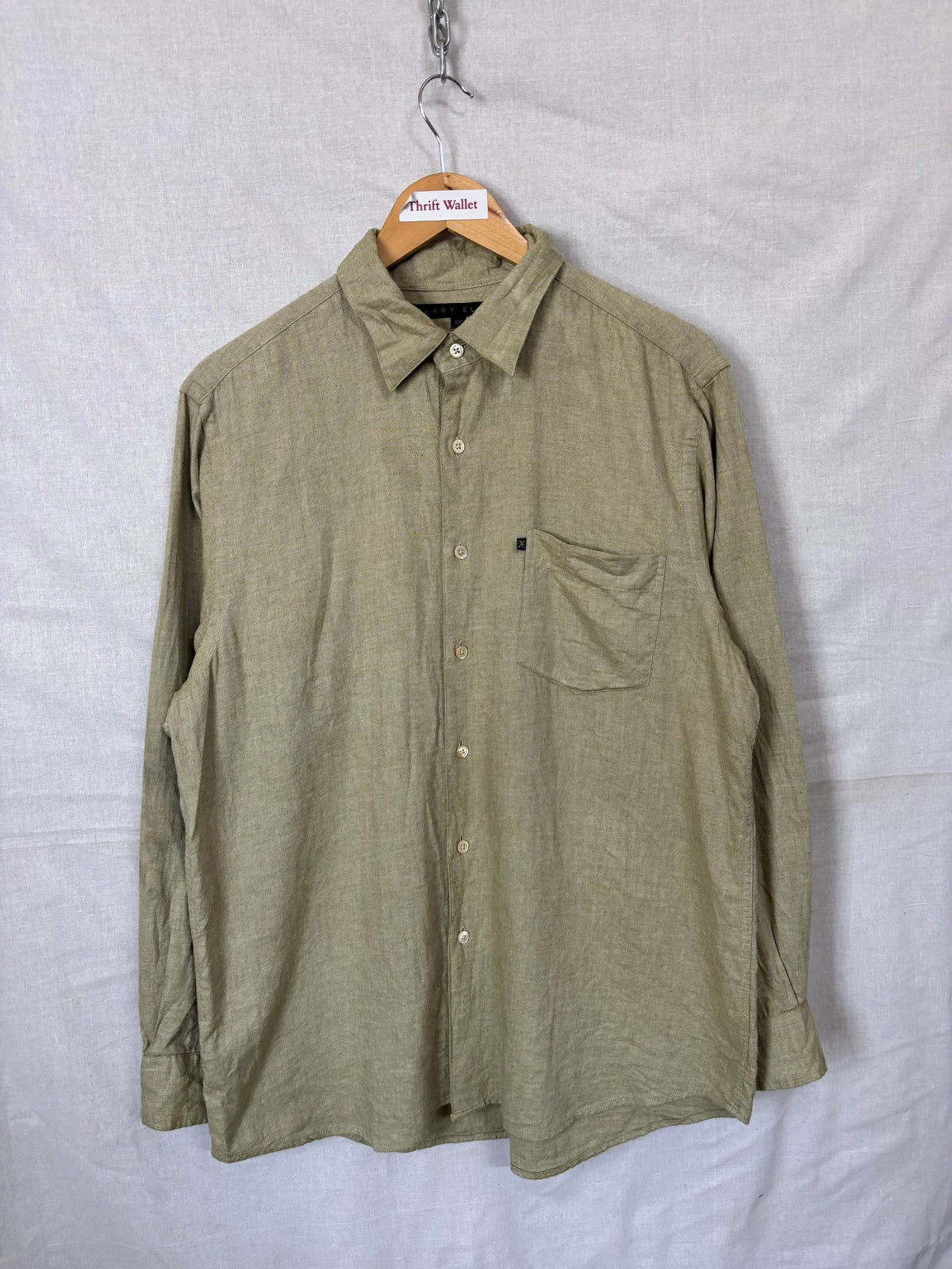 Flannel Shirt Vintage Streetwear Perry Ellis
