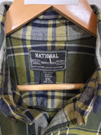 Flannel Shirt Vintage Streetwear National