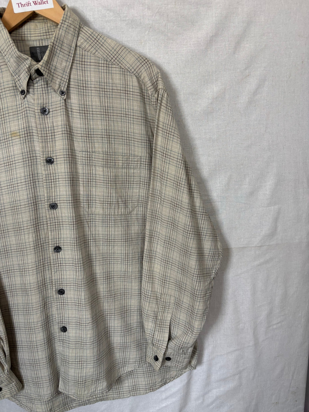 Flannel Shirt Vintage Streetwear Dockers Recode