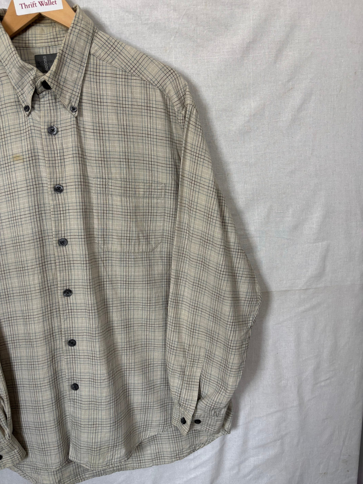 Flannel Shirt Vintage Streetwear Dockers Recode