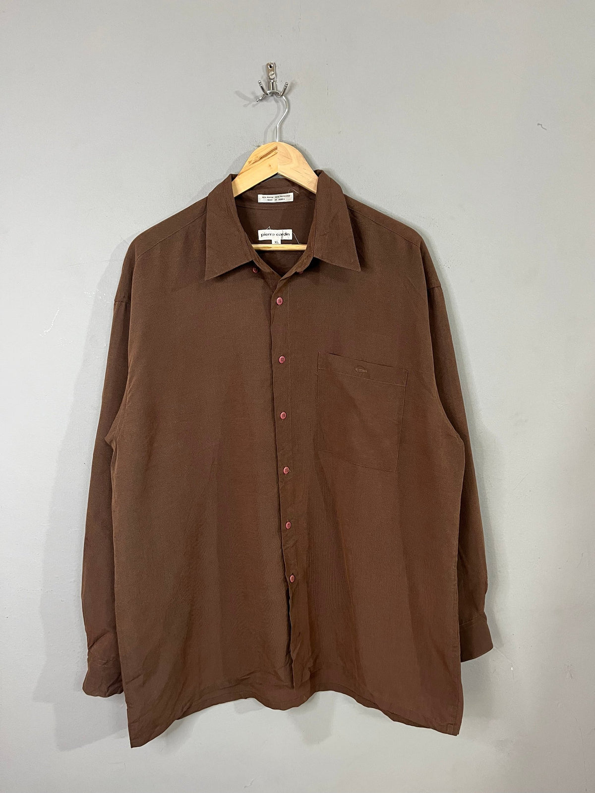 Full Sleeve Shirts Vintage Oversized Pierre Cardin