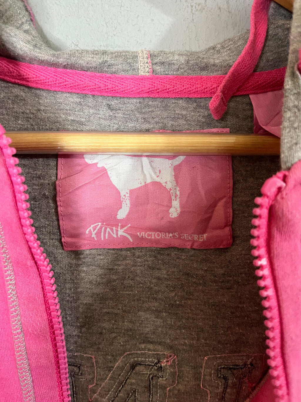 Jacket Vintage Streetwear Oversized Pink
