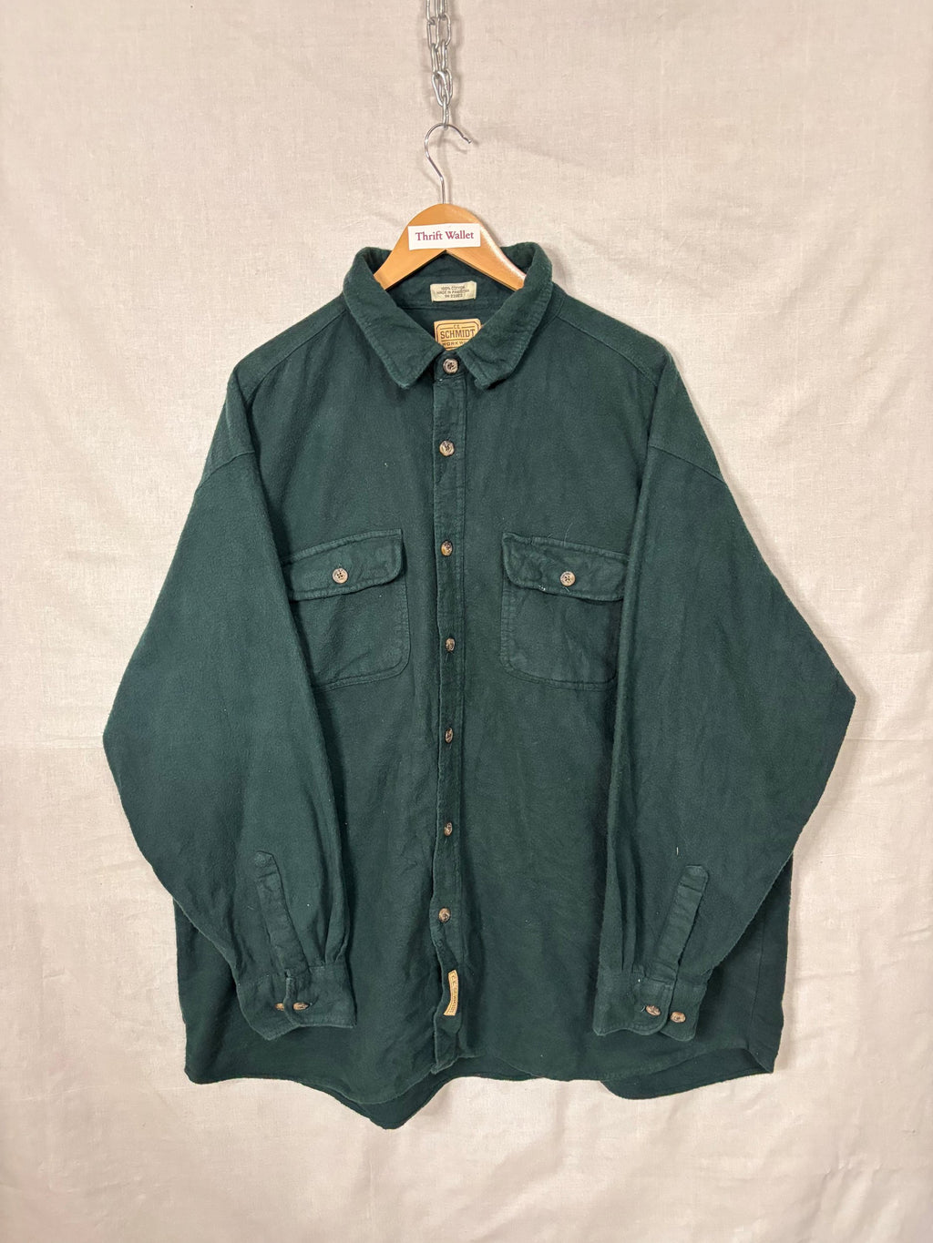 Flannel Shirt Vintage Streetwear Schmidt Work Wear