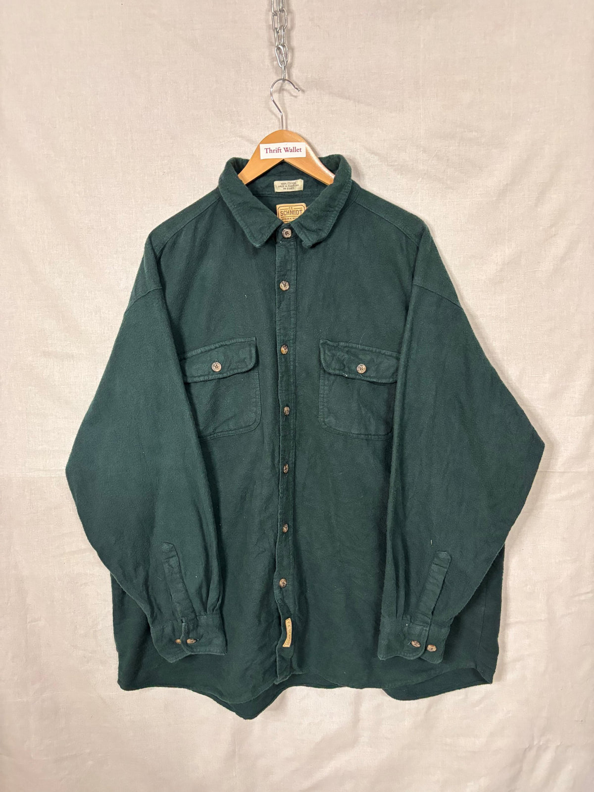 Flannel Shirt Vintage Streetwear Schmidt Work Wear