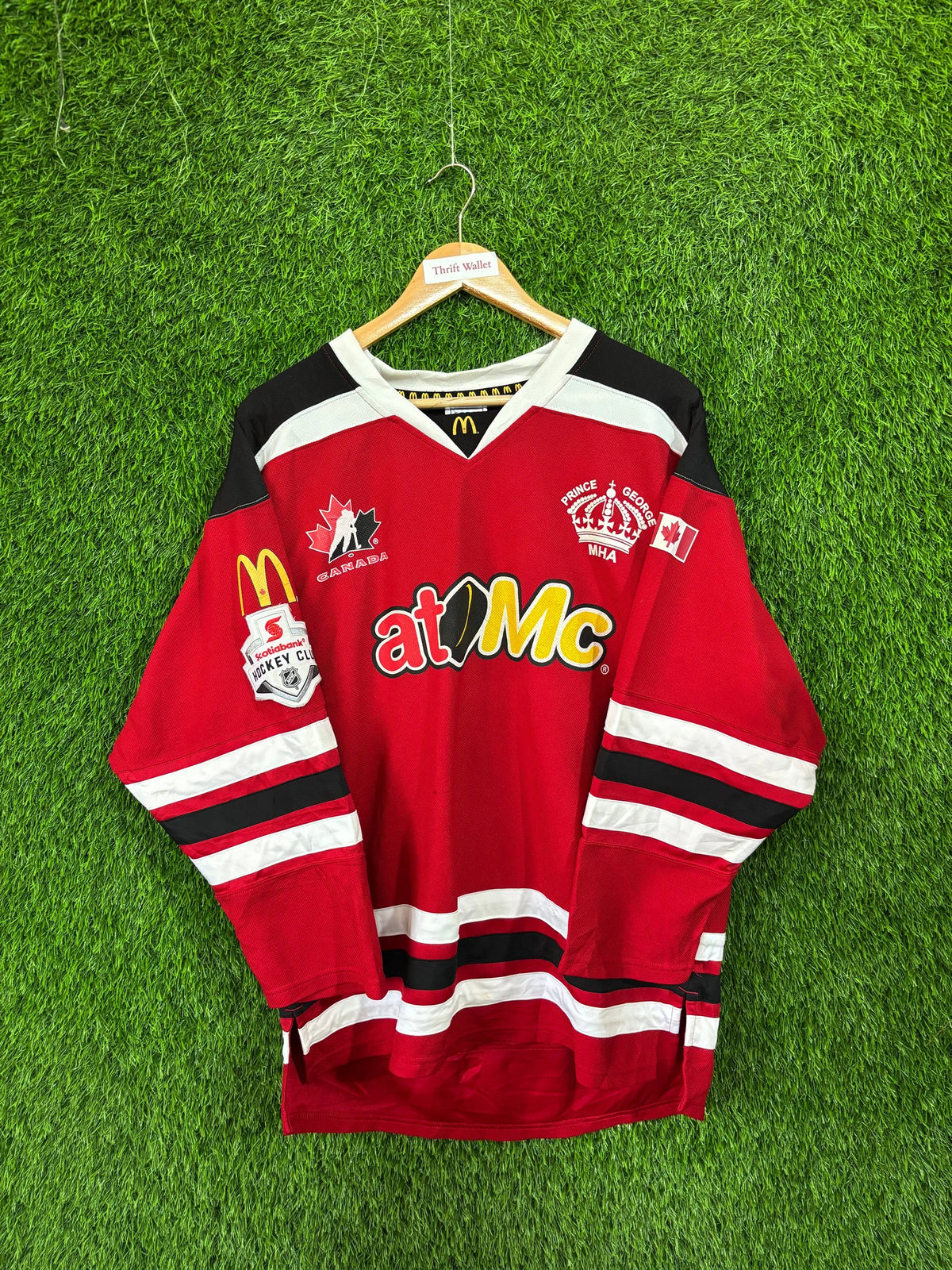 Ice Hockey Jerseys Vintage Streetwear Oversized - Prince George Atomc