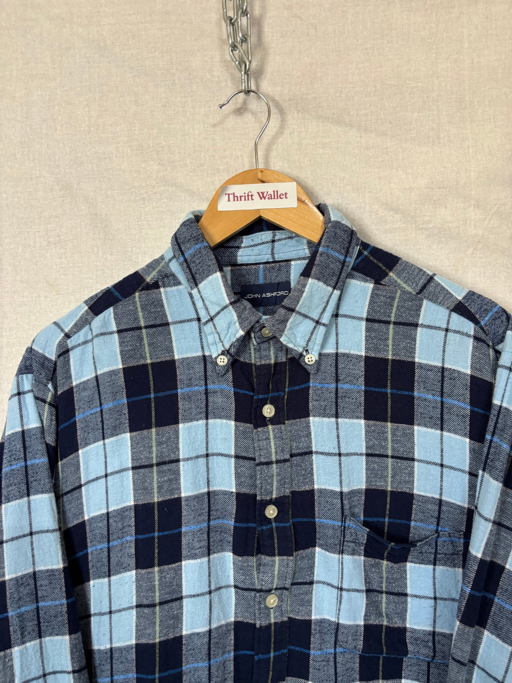 Flannel Shirt Vintage Streetwear John Ashford