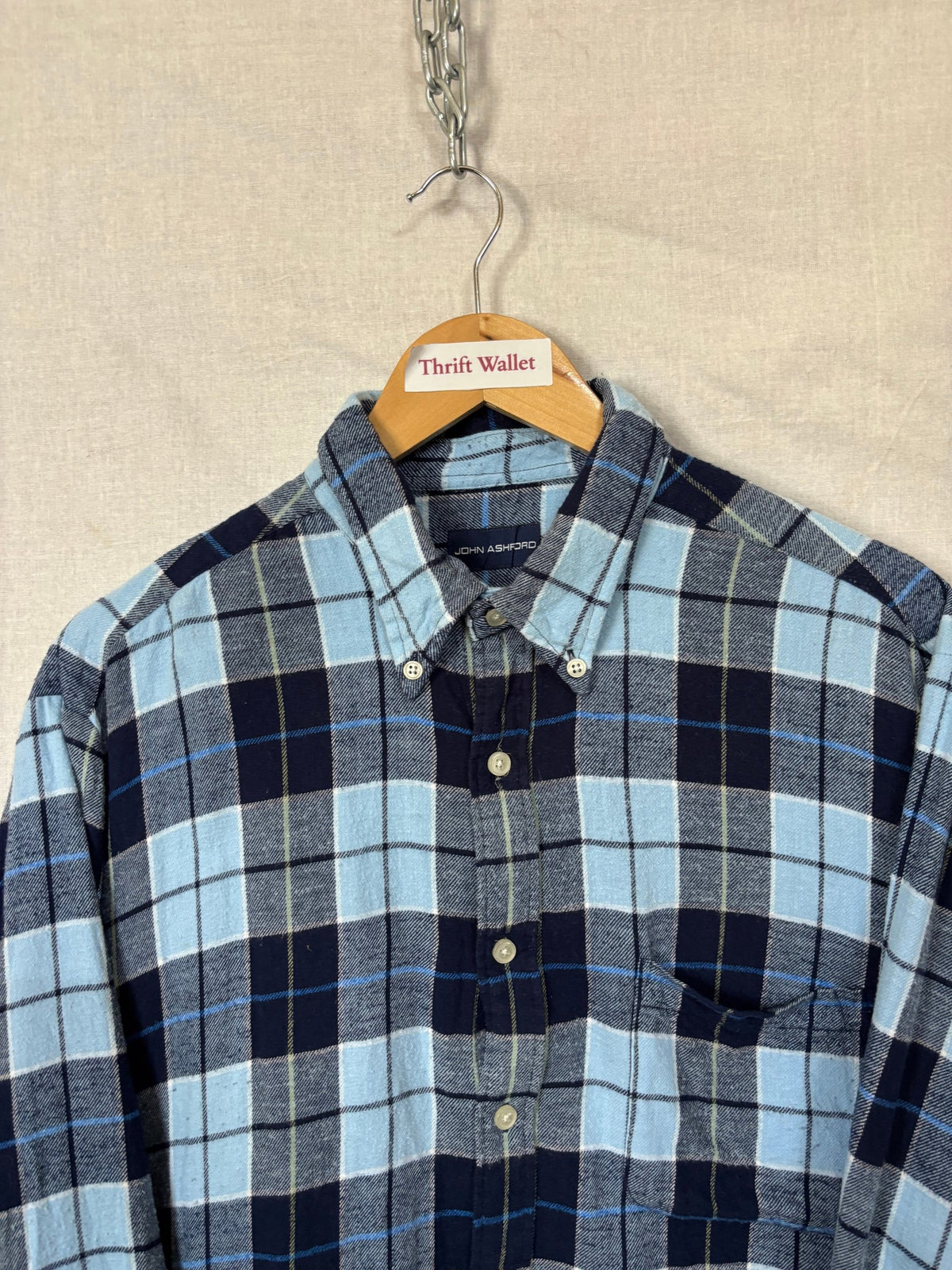 Flannel Shirt Vintage Streetwear John Ashford