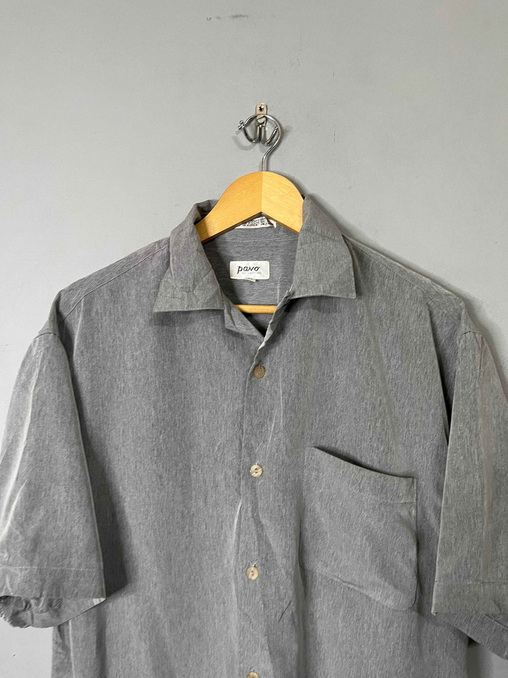Half Sleeve Shirts Vintage Oversized Pavo