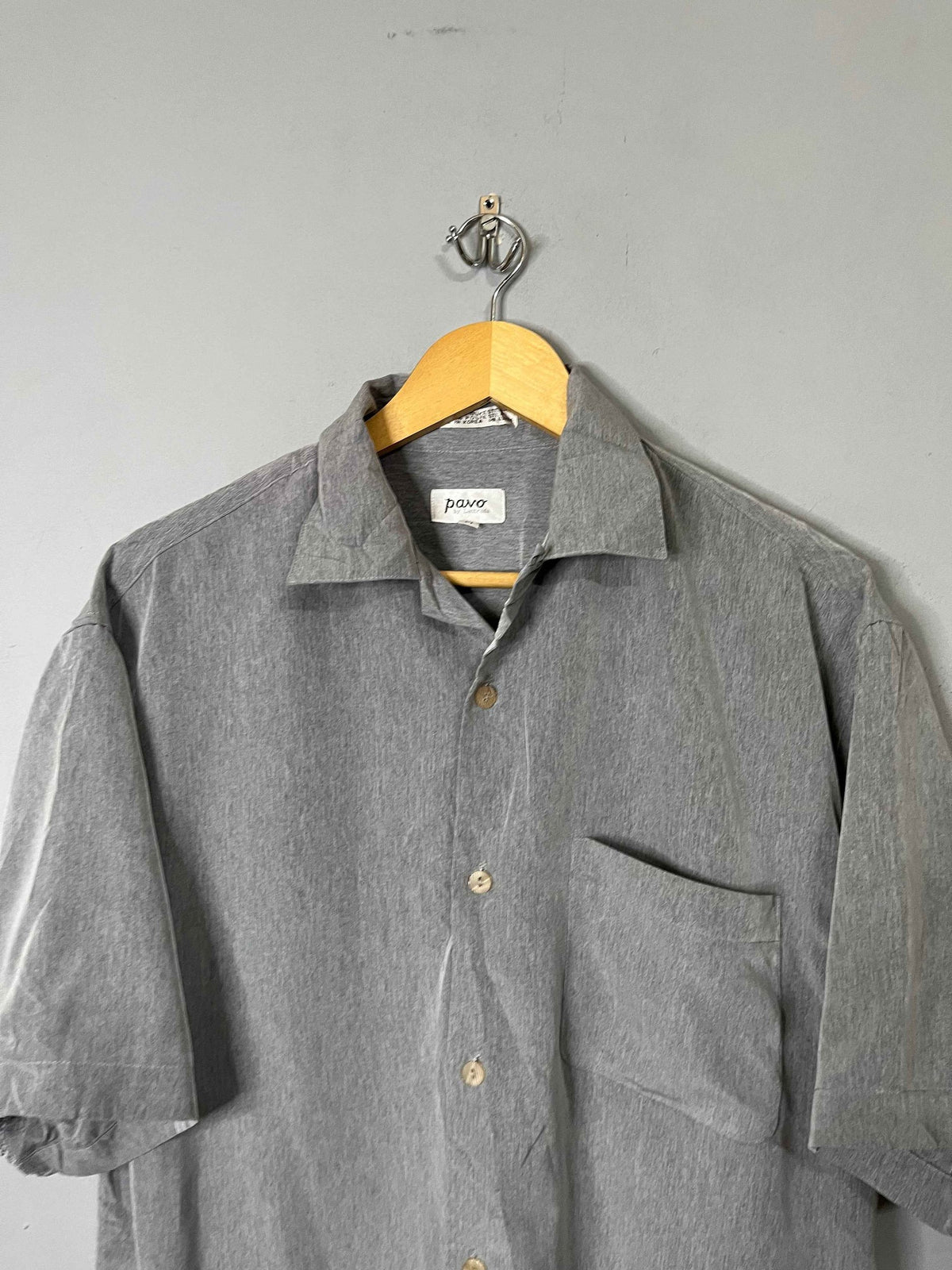 Half Sleeve Shirts Vintage Oversized Pavo
