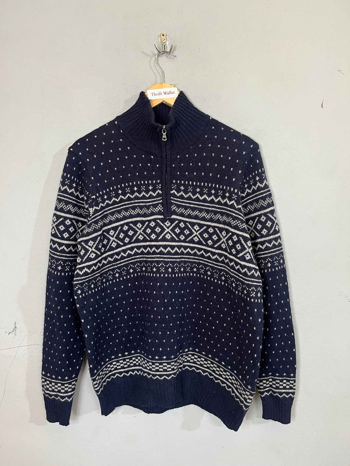 Cardigan Vintage Streetwear - Nordic Fairisle Uniqlo