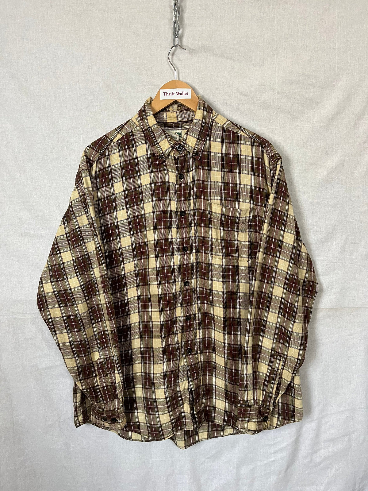 Flannel Shirt Vintage Streetwear LLBean