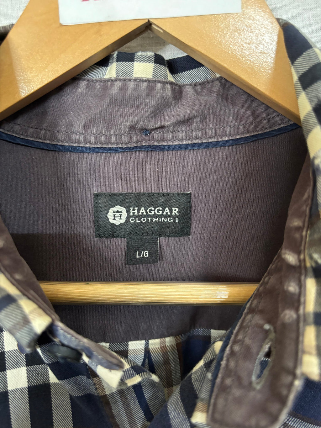 Flannel Shirt Vintage Streetwear Haggar