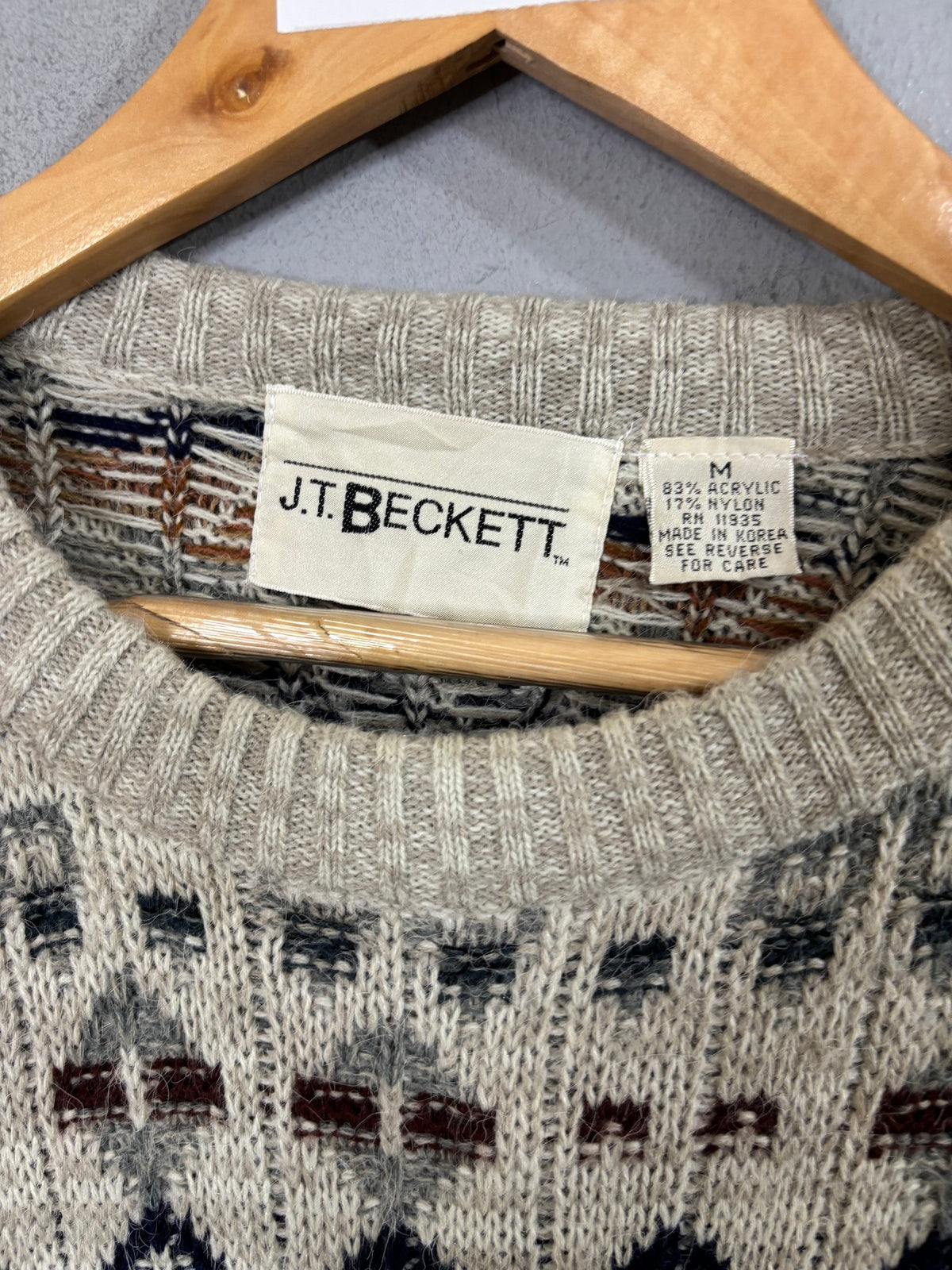 Cardigan Vintage Oversized - JT Beckett