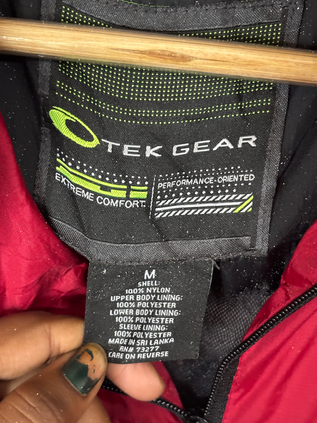 Windbreakers Vintage Streetwear Oversized Tek gear