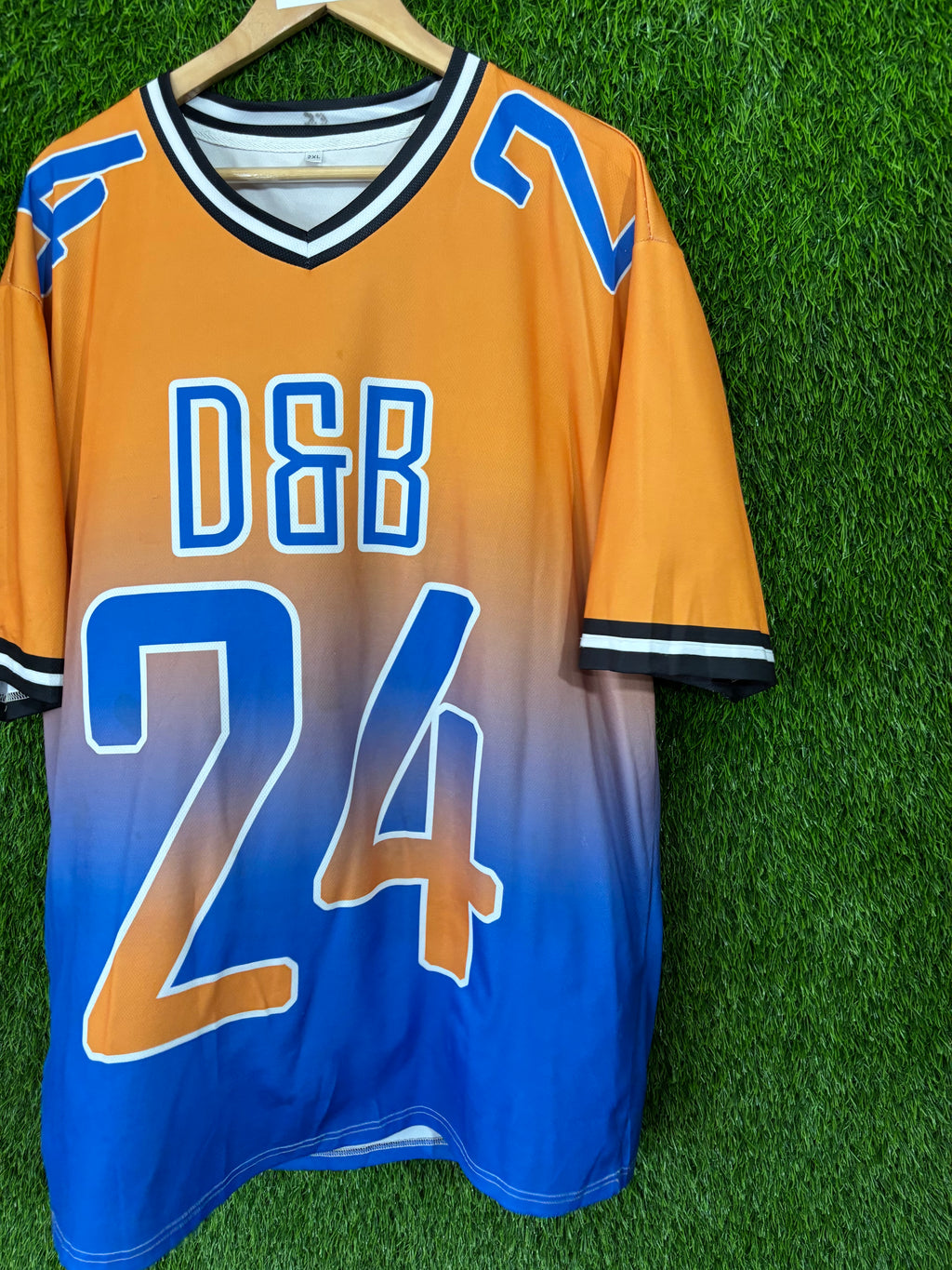 Half Sleeve Jerseys Retro / Throwback Streetwear Oversized - D&B 24