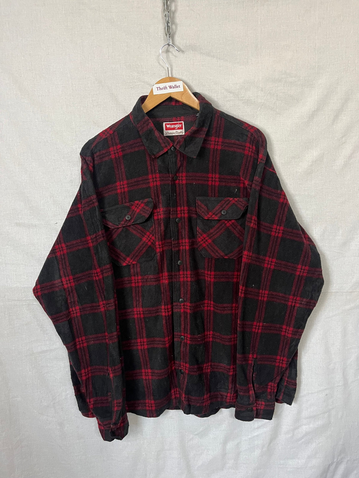 Flannel Shirt Vintage Streetwear Wrangler
