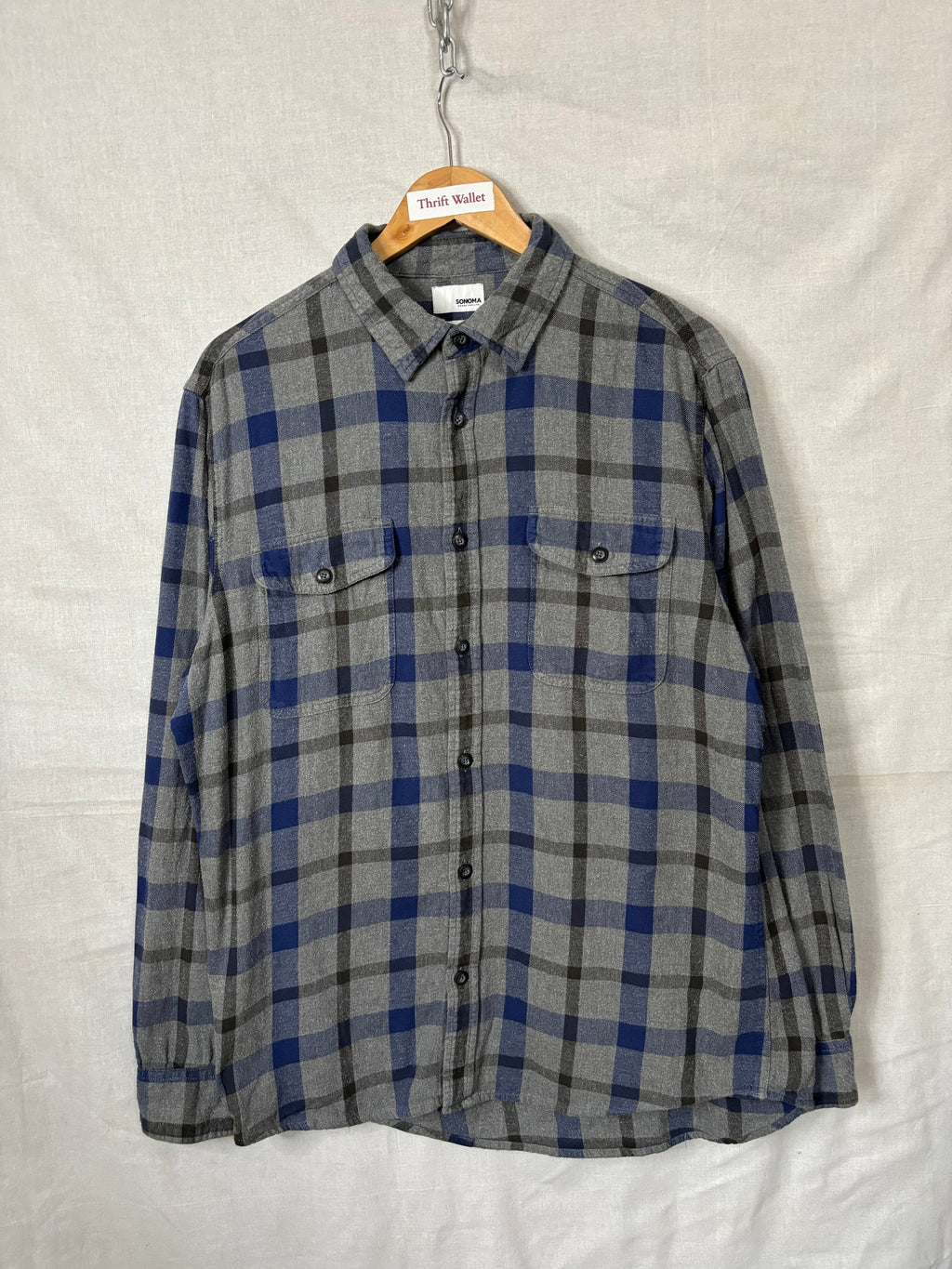 Flannel Shirt Vintage Streetwear Sonoma