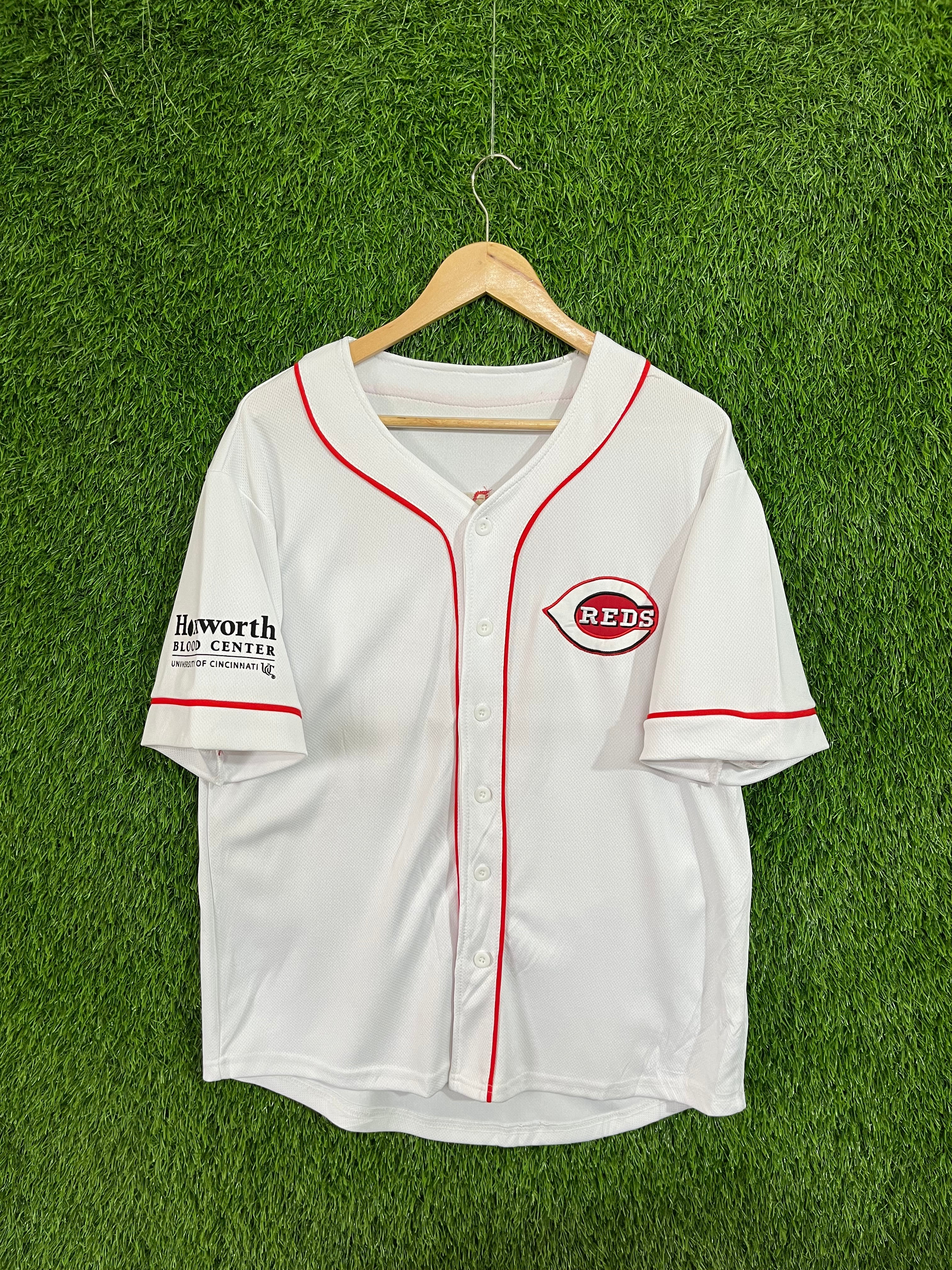 Baseball Jerseys Oversized Streetwear Reds Donor