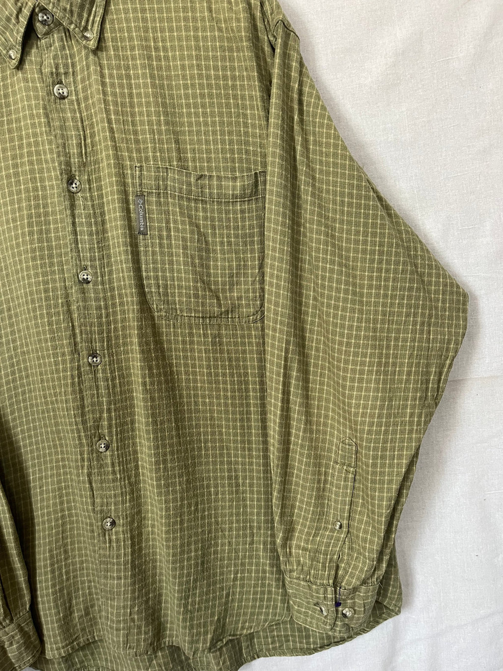 Flannel Shirt Vintage Streetwear Columbia
