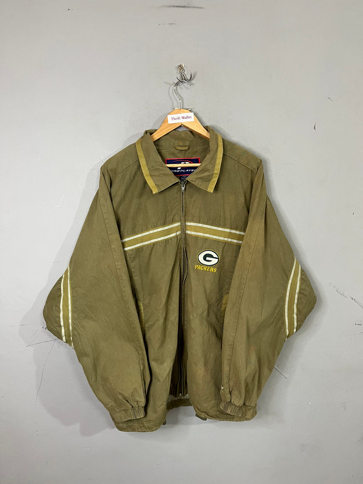 Jacket Oversized Vintage Green bay Packers Proplayer