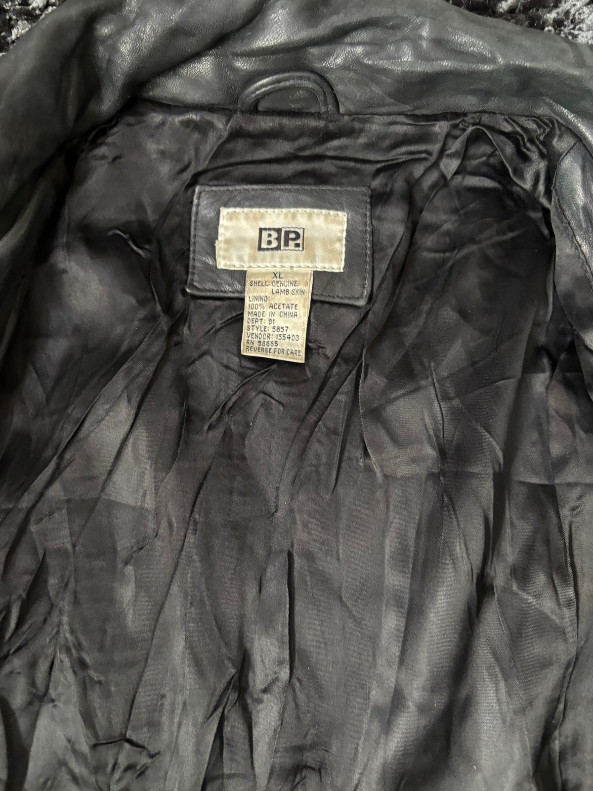 Leather Jackets Oversized Vintage B P