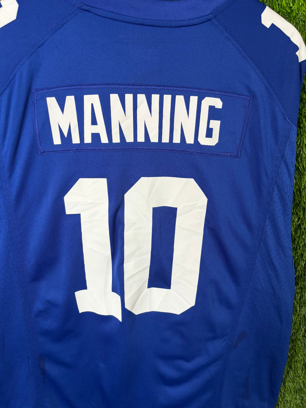 Half Sleeve Jerseys Vintage Streetwear Manning 10