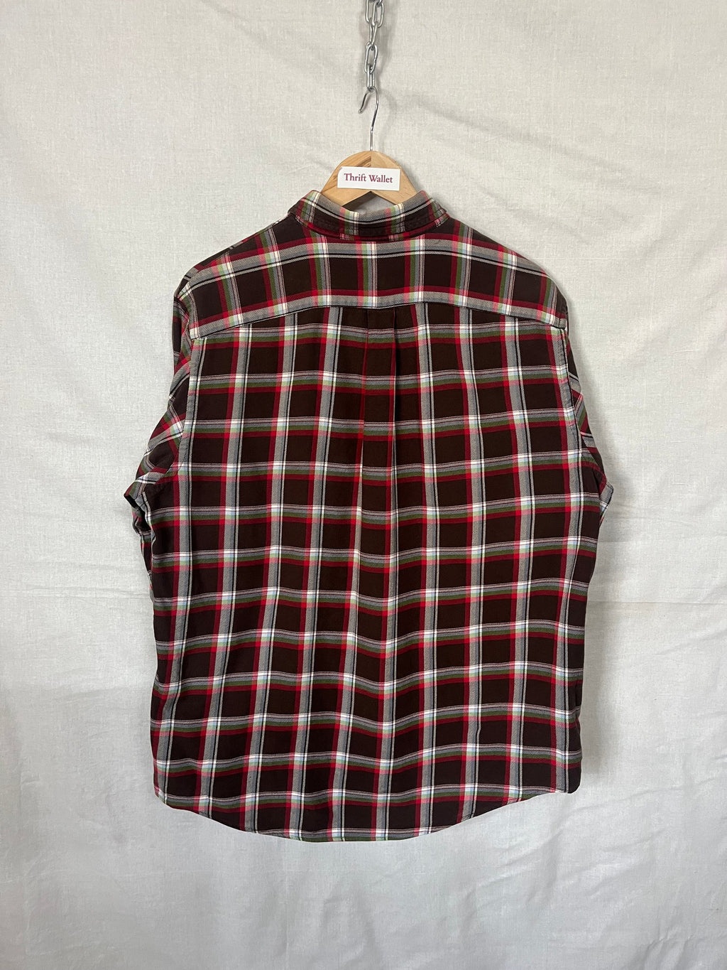 Flannel Shirt Vintage Streetwear Lands end