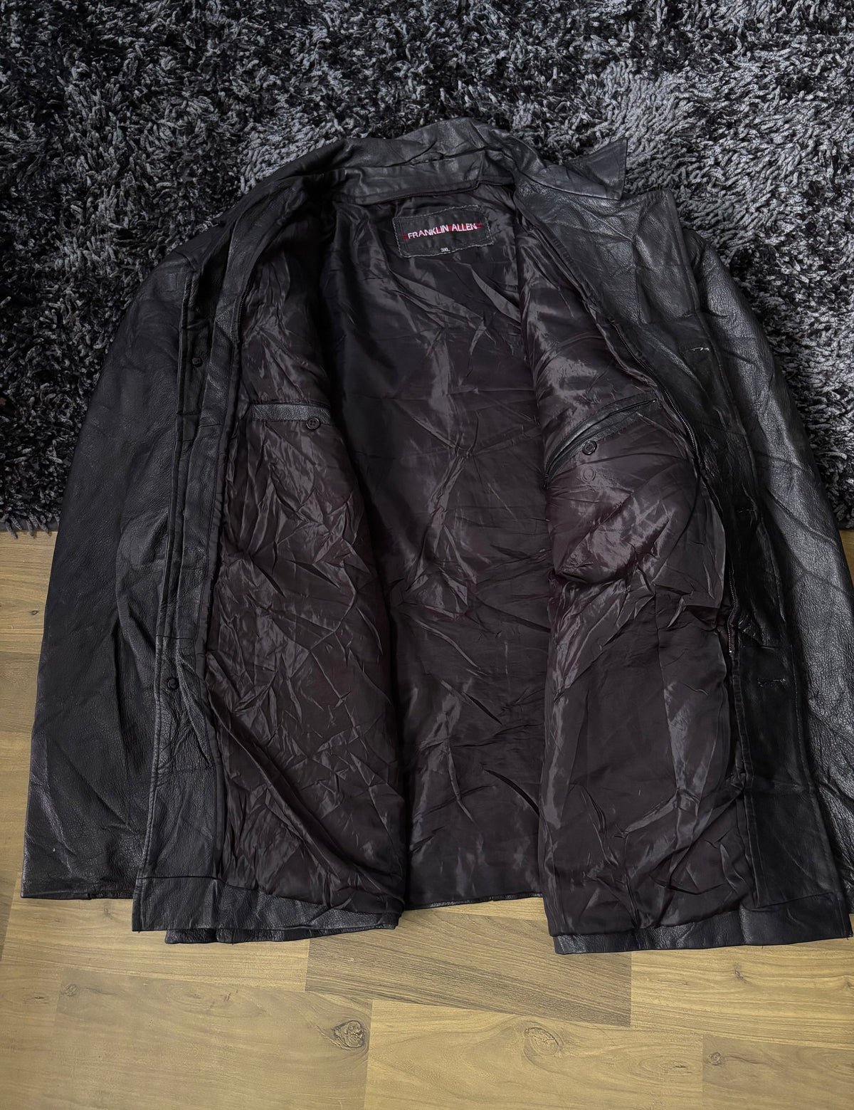 Leather Jackets Oversized Vintage Franklin Allen